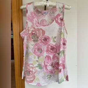 🟢 LuLaRoe floral pattern tank